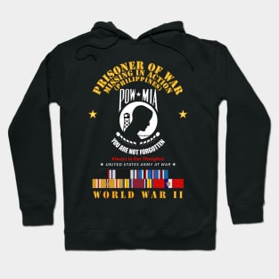 POW - MIA - Phil - Thoughts w WWII POW SVC Hoodie